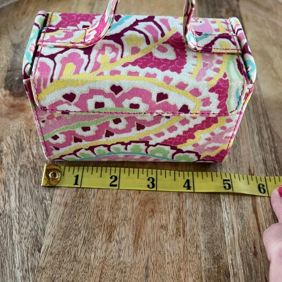 Vera Bradley Rare Mini Jewelry Box - Capri Melon - Picture 4 of 6